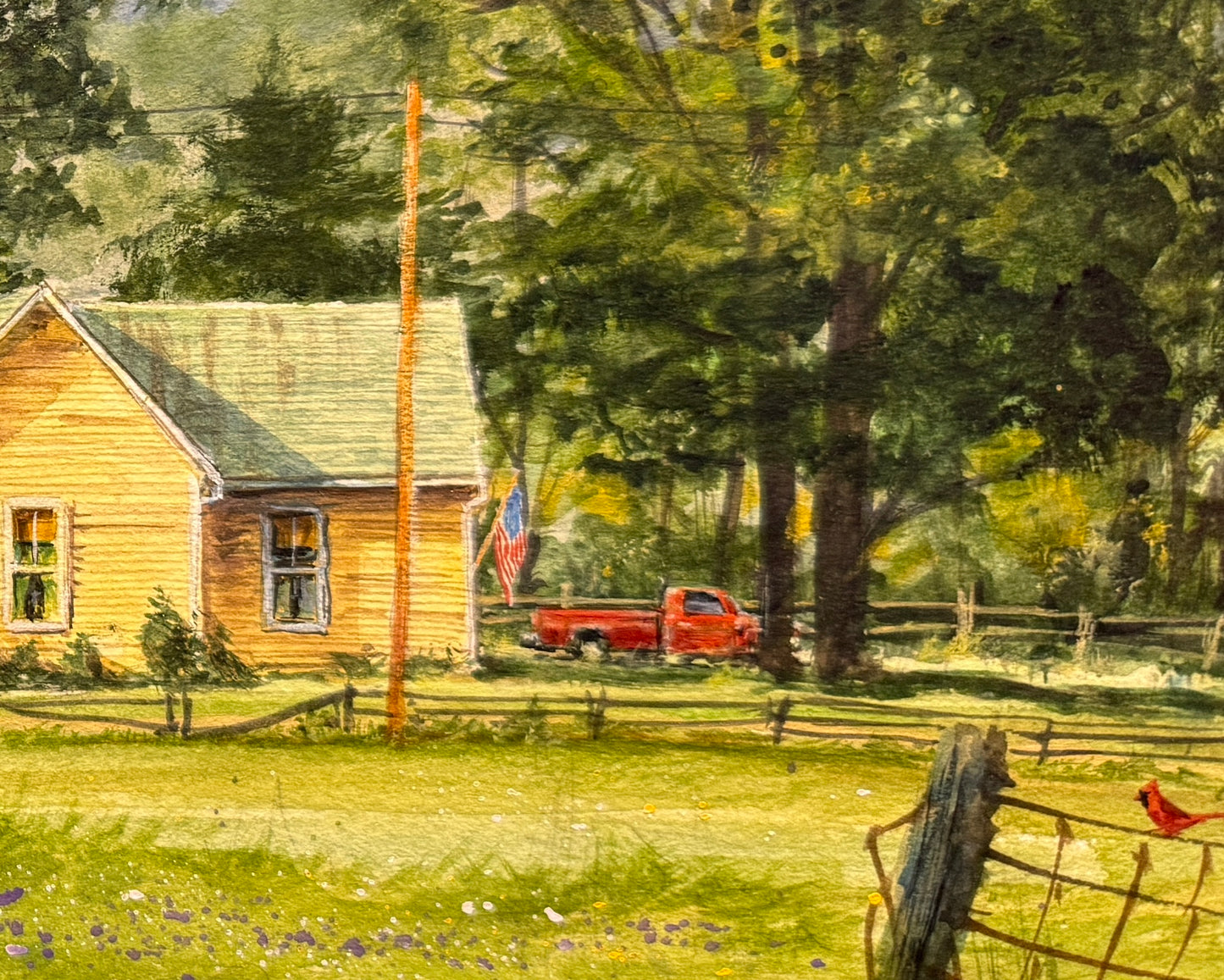 Bottomland Home by Luke Buck original painting