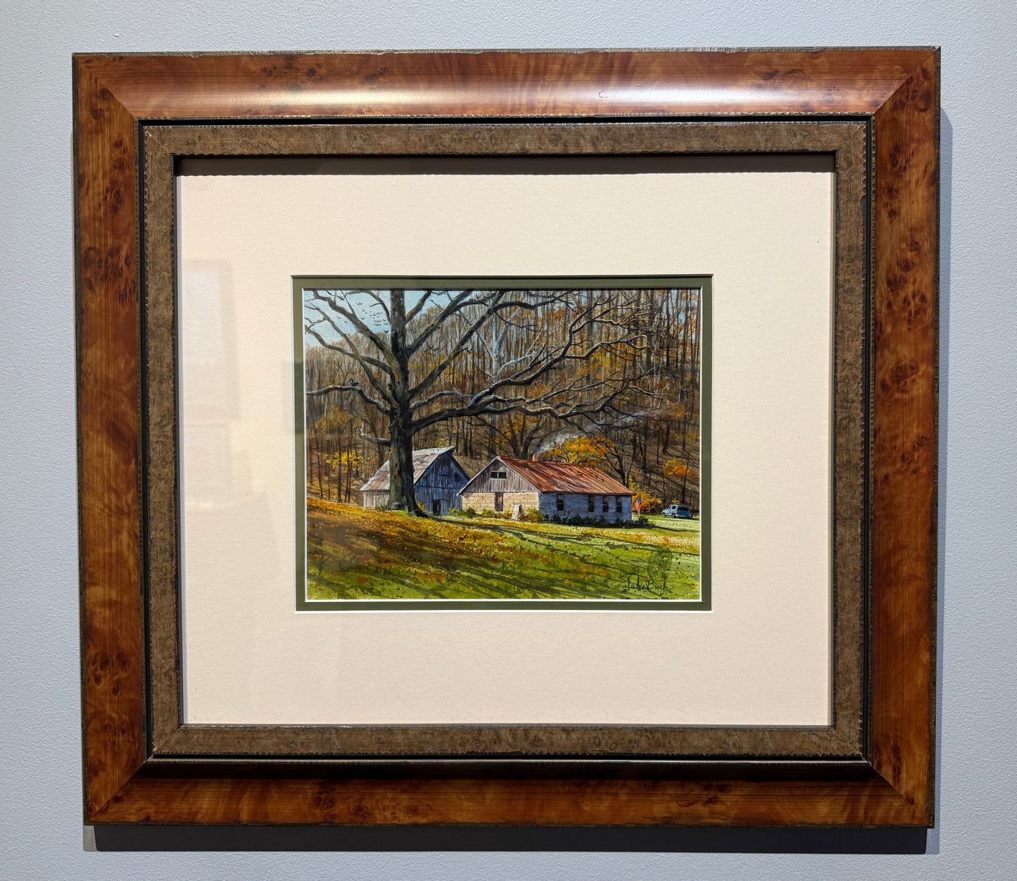 Weekend at Elkinsville by Luke Buck original painting