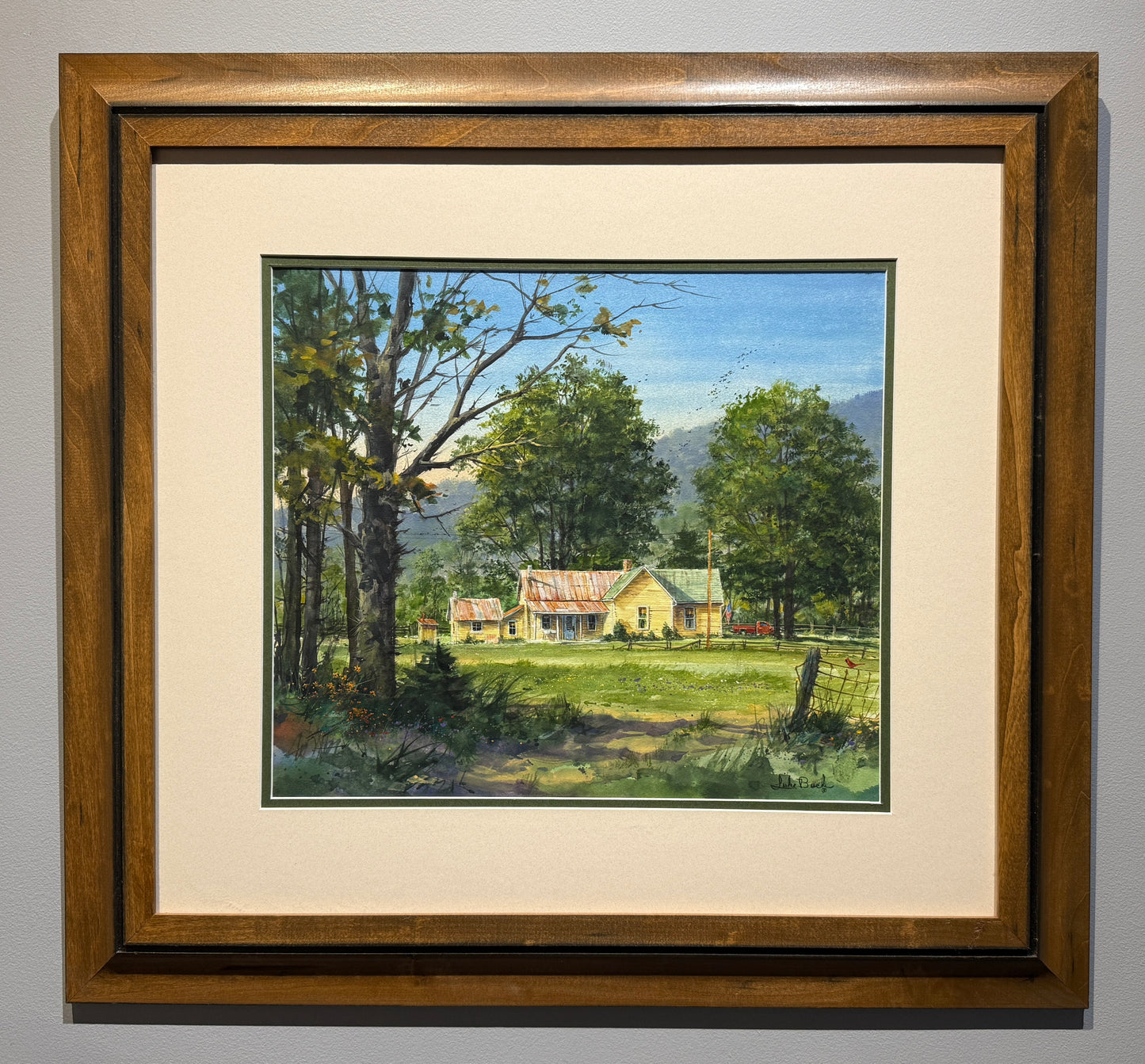 Bottomland Home by Luke Buck original painting