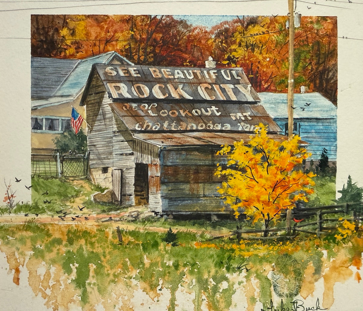 Rock City Fall by Luke Buck