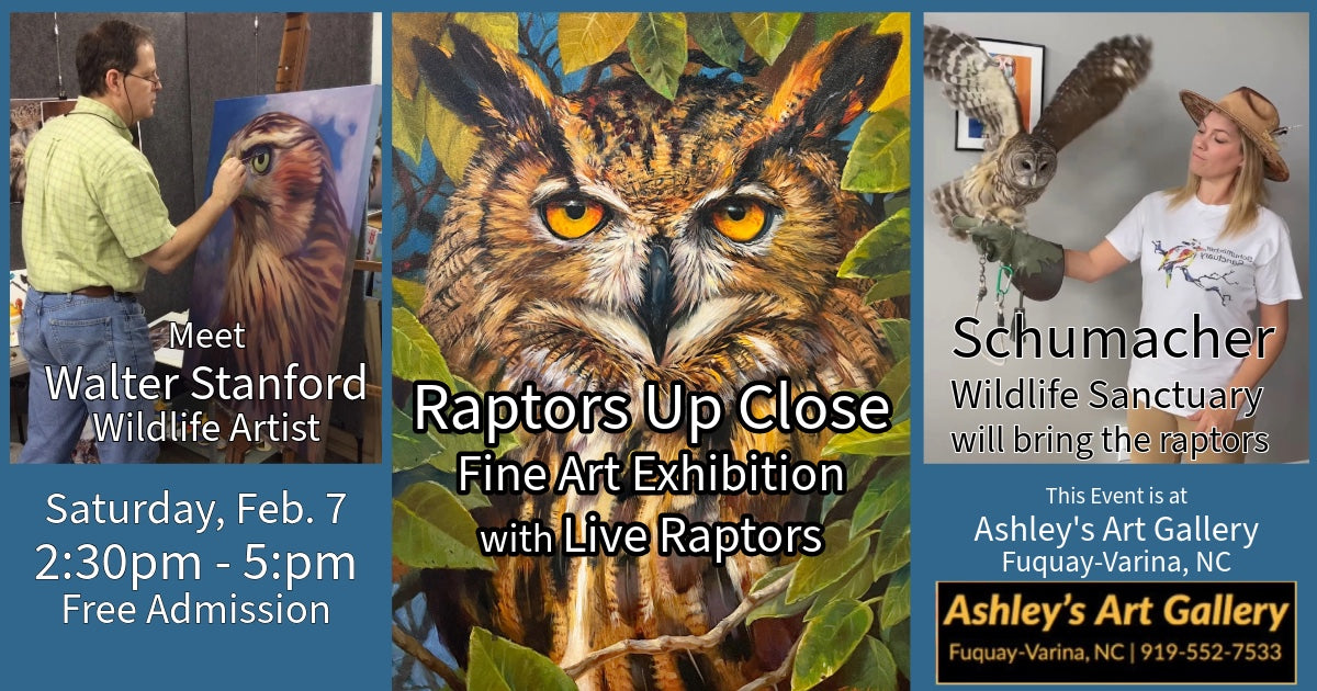 Red-Tailed Hawk original 36x48 painting by Walter Stanford