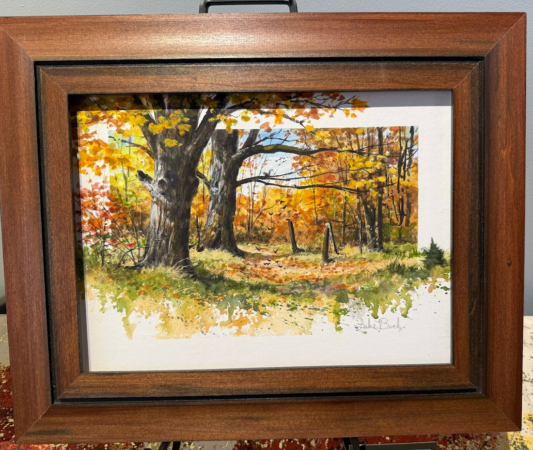 Autumn Path by Luke Buck original painting