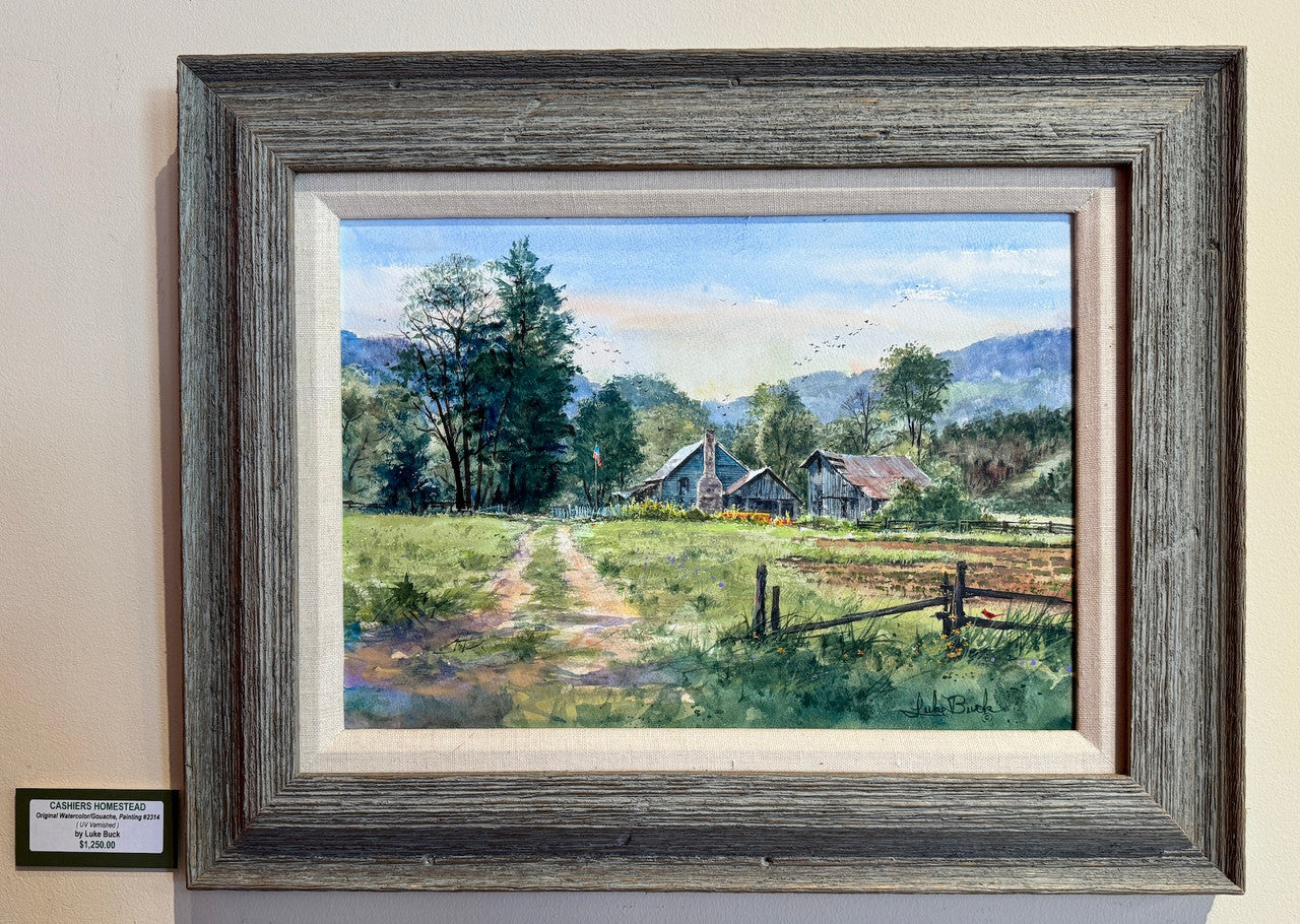 Cashiers Homestead by Luke Buck - original painting