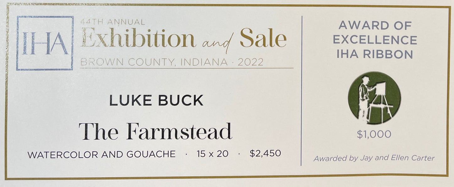 The Farmstead by Luke Buck - original painting