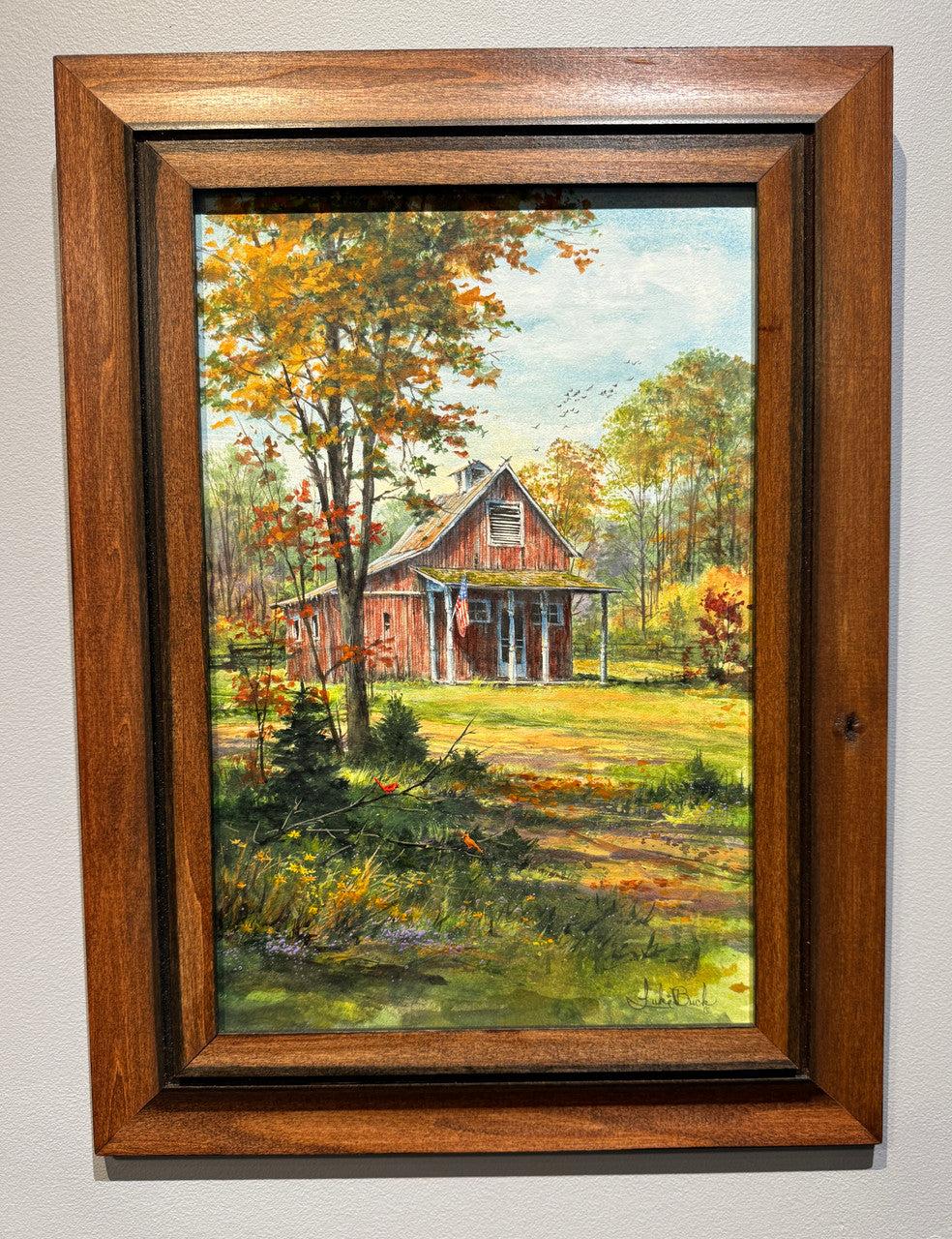 The Shed Out Back by Luke Buck original painting