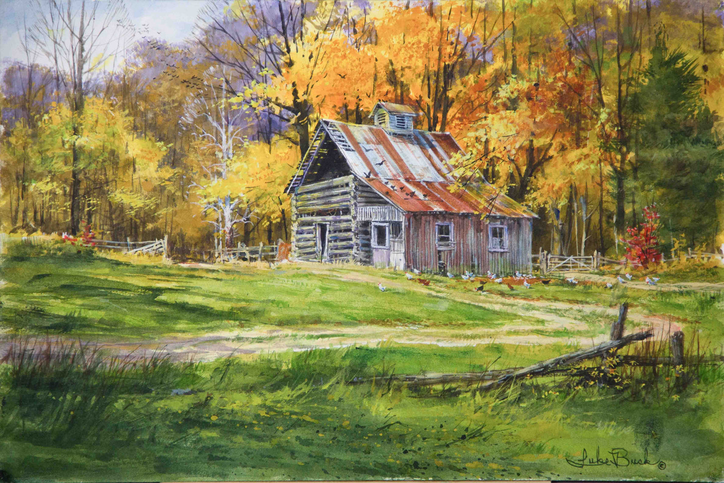 Hand Made Barn by Luke Buck
