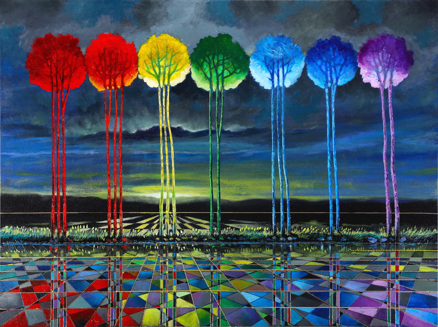 Hue Manity by Ford Smith - 30x40 Original Painting