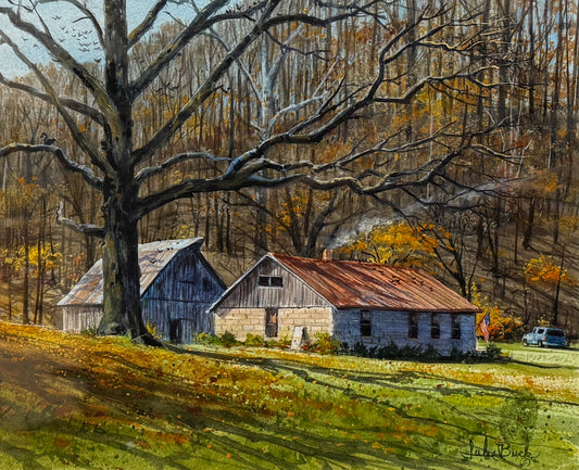 Weekend at Elkinsville by Luke Buck original painting