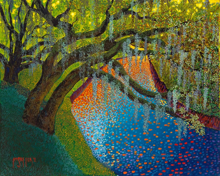 Into the Dusk by H.M. Saffer 16x20 Oil Painting