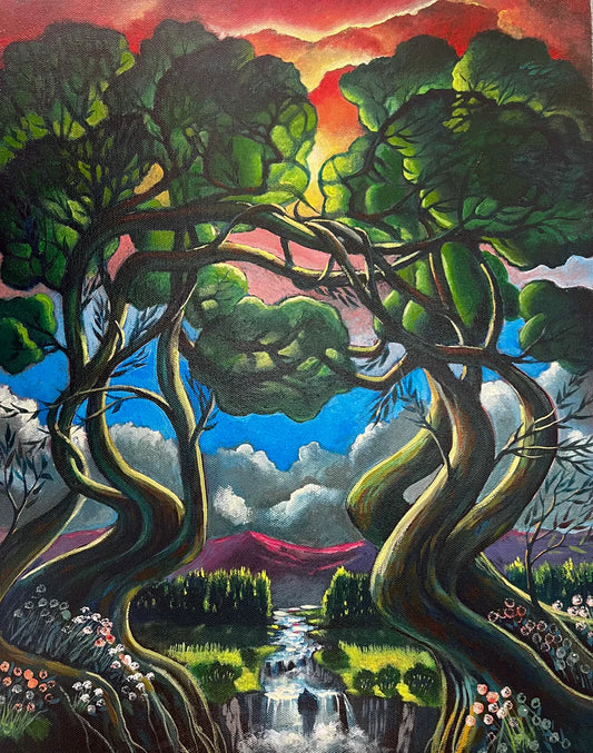 The Arc of Us by Ford Smith original painting