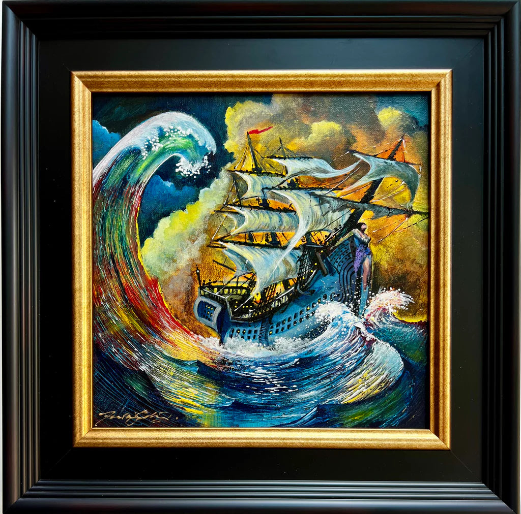 Charting the Tempest by Ford Smith original painting