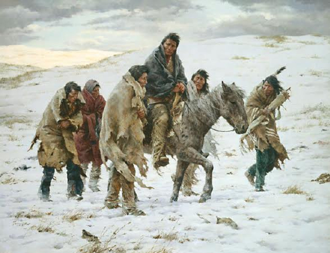 Chief Joseph Rides to Surrender, Howard Terpning Museum Edition