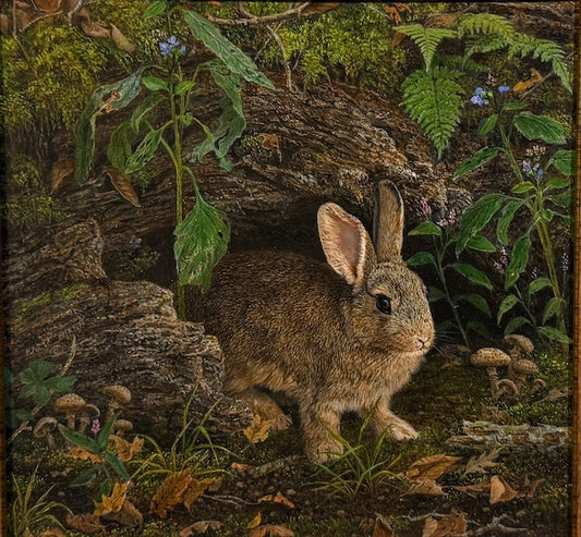 Thumper's Hideout - Rabbit by Karla Mann